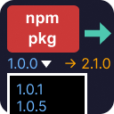 NPM Package Version Dropdown